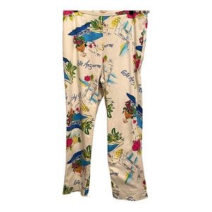 Capri pants side zip ready for island getaway size 8 designer Yvonne Marie